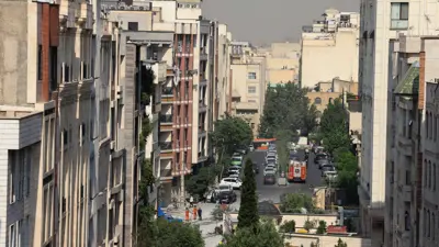 حيّ في طهران استهدفته غارة إسرائيلية