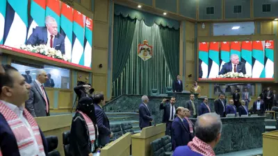من جلسة البرلمان الأردني