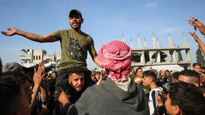 من الاحتجاجات في غزة