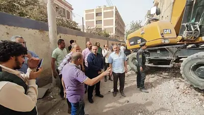 انهيار مبنى اسيوط