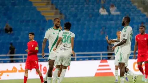 احتفال إيفان توني بهدفه في مرمى العربي