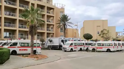 سيارات إسعاف ليبية 