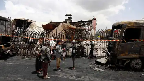 موقع هجوم إسرائيلي على صنعاء