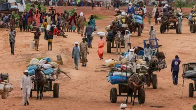 نازحون سودانيون