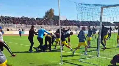 شغب مباراة مستقبل الرويسات واتحاد الحراش