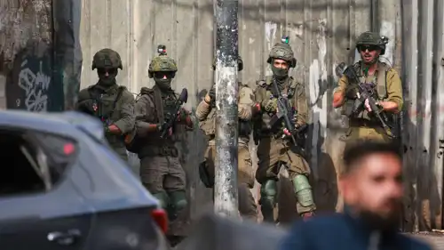 عناصر من الجيش الإسرائيلي في الضفة الغربية
