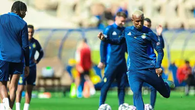 تاليسكا في تدريبات النصر السعودي