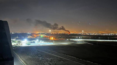 آثار هجوم إسرائيلي سابق على إيران