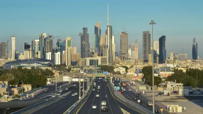 مشهد من العاصمة الكويتية 