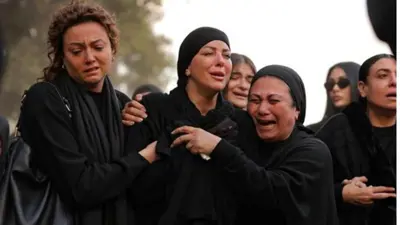 ريم مصطفى تبكي خلال مشهد من مسلسل سيد الناس
