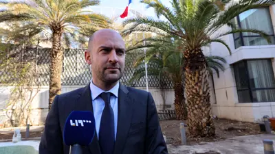  وزير الخارجية الفرنسي جان-نويل بارو  خلال زيارته دمشق