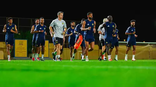 ساديو ماني في تدريبات النصر