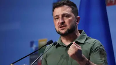 الرئيس الأوكراني فولوديمير زيلينسكي