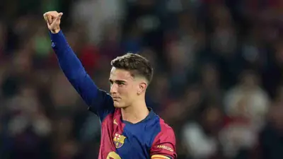غافي نجم برشلونة الإسباني