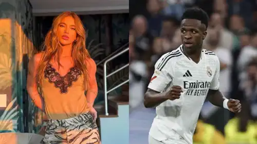 فينيسيوس جونيور والمؤثرة البرازيلية فيرجينيا فونسيكا