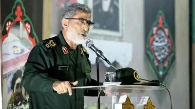 إسماعيل قاآني في ظهور سابق