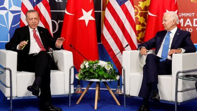 أردوغان لبايدن: أمريكا تتحمل مسؤولية تاريخية لضمان وقف إطلاق النار في غزة