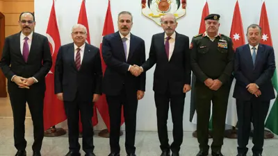 اجتماع لمسؤولين أردنيين وأتراك