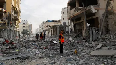 دمار خلفه القصف الإسرائيلي على قطاع غزة