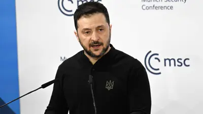 الرئيس الأوكراني فولوديمير زيلينسكي