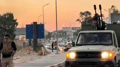من الاشتباكات في مدينة الخمس