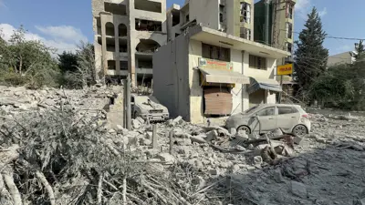 مبان في جنوب لبنان استهدفها القصف الإسرائيلي