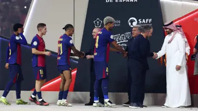 مراسم تتويج برشلونة