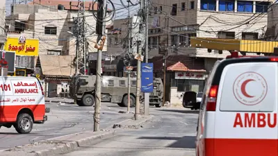 آليات عسكرية للجيش الإسرائيلي في الضفة الغربية