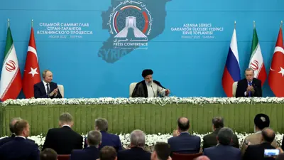 قمة طهران تؤكد على "محاربة الإرهاب في سوريا".. وأردوغان يبحث عن "دعم"