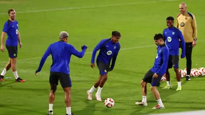 تدريبات برشلونة الإسباني