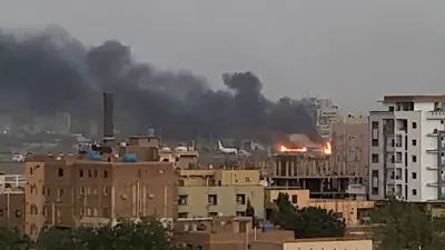 جانب من الصراع في السودان