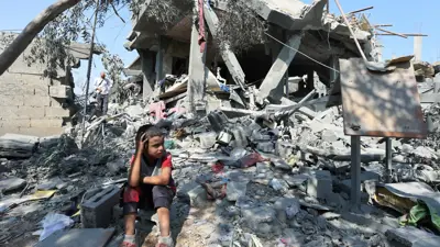 دمار خلفته الحرب الإسرائيلية على قطاع غزة