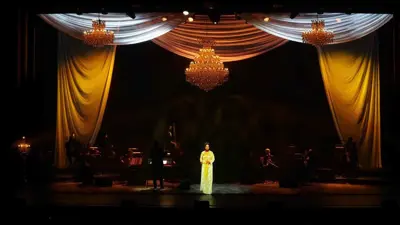 إحدى حفلات أم كلثوم بتقنية الهولوغرام