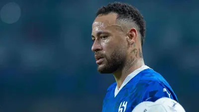 نيمار في مباراة الهلال والعين