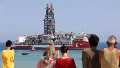 سفينة تركية لاستكشاف الغاز