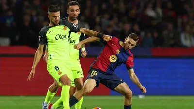 مباراة برشلونة وريال مايوركا في الدوري الإسباني