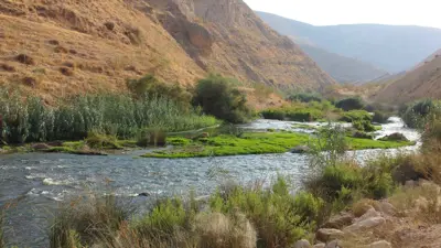 مجرى مياه سيل الزرقاء في الأردن