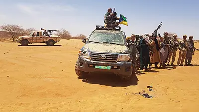 مسلحون من حركة إنقاذ أزواد