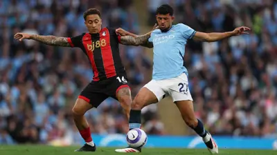 مباراة مانشستر سيتي وبورنموث في الدوري الإنجليزي