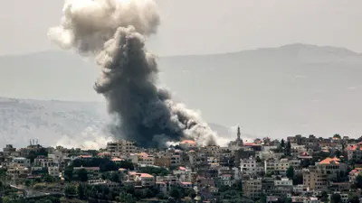 من تفجير سابق في جنوب لبنان