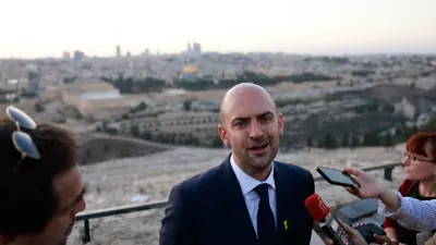 وزير الخارجية الفرنسي جان نويل بارو في القدس