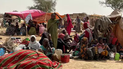 نازحون سودانيون