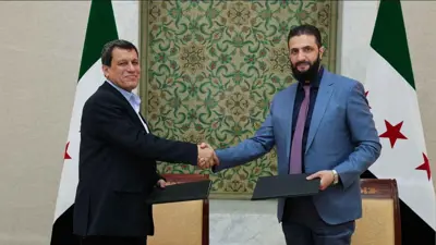 أحمد الشرع ومظلوم عبدي