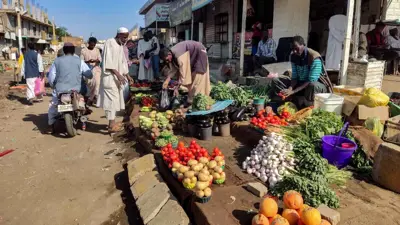أحد الأسواق في السودان