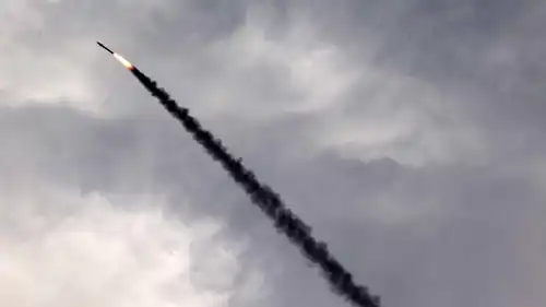 صاروخ من منظومة القبة الحديدية الإسرائيلية