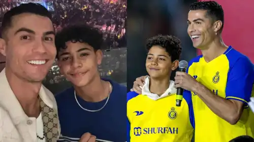 كريستيانو رونالدو ونجله
