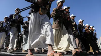 مسلحون حوثيون في صنعاء