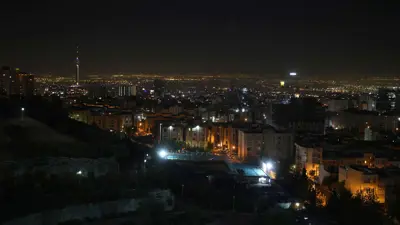 العاصمة الإيرانية طهران بعد القصف