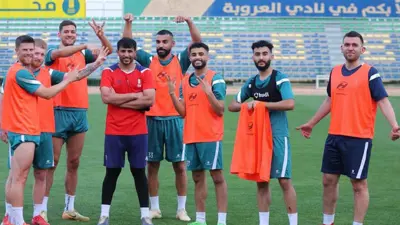 رافع الرويلي في تدريبات العروبة