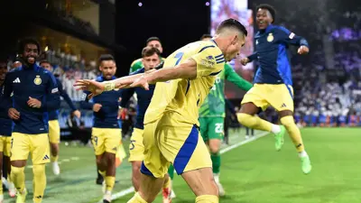 كريستيانو رونالدو في مباراة النصر والهلال